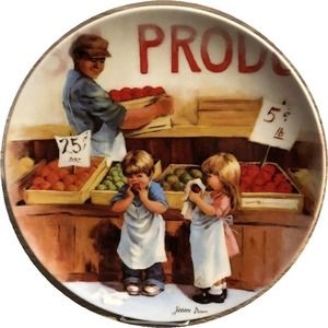 'Fringe Benefits' Jeanne Down 'Friends I Remember' Collectors Plate